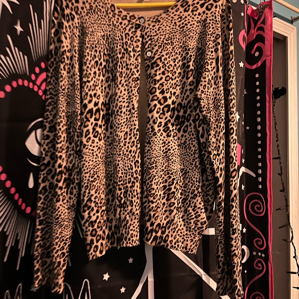 Leopard Print Women's Top